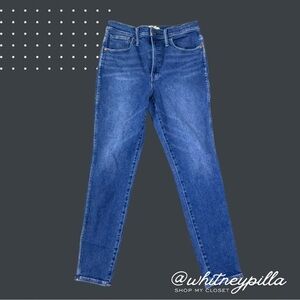 Madewell High-Rise Skinny Jeans Women’s Size 30 / 10 Medium Wash